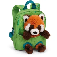 NICI Rucksack mit Plüschtier 21x26cm Roter Panda 25cm - Multicolor 4 - One Size