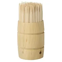 Papstar Zahnstocher rund 6,8 cm Holz im Spender