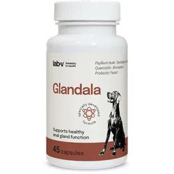 Lab-v Glandala - Unterstützung für das reibungslose Funktionieren der perianalen Drüsen und des Verdauungstraktes für Hunde 45 Kapseln
