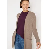 Cecil Offener Struktur-Cardigan - Braun