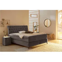 Jockenhöfer Boxspringbett Scarlett grau