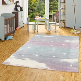 Pergamon Kinder, Rosa, Textil, Baum/Pflanze/Natur, 140x200 cm, Teppiche & Böden, Teppiche, Teppich Kinderzimmer