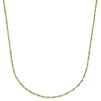 VIVANCE Collierkettchen »585 Gold Singapurkette 45cm«, Halsschmuck, 37234346-0 gelb