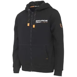 Savage Gear Urban Zip Hoodie Herren Schwarze Tinte M
