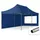 TOOLPORT Faltpavillon 3 x 6 m inkl. 2 Seitenteile Dunkelblau