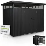 Juskys Gerätehaus Luzern 7,8 m2 Anthrazit