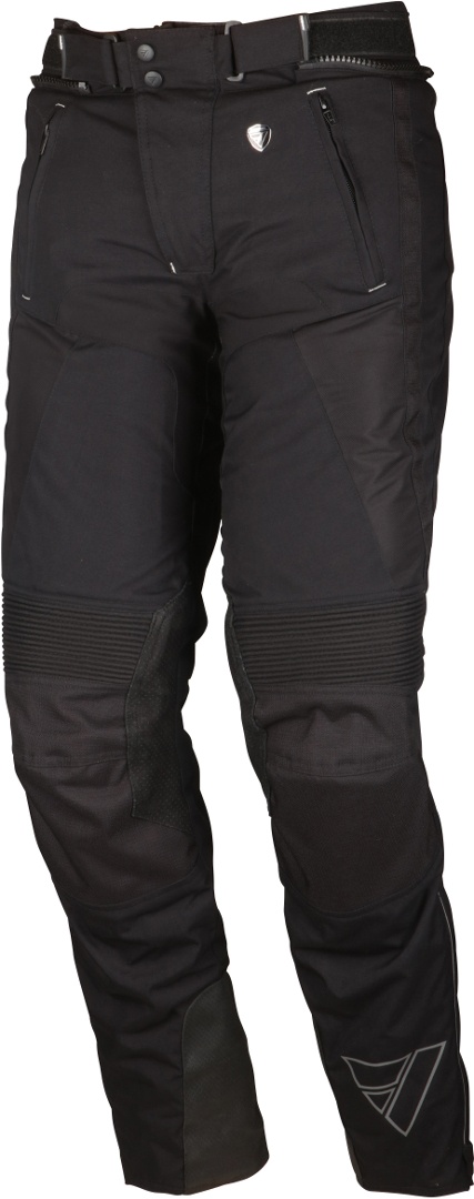 Modeka Sporting III Motorfiets textiel broek, zwart, S