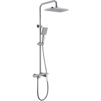 Home Deluxe Duscharmatur mit Ablage ICONIC Farbe: Weiße Marmoroptik