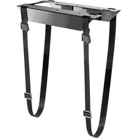 SpeaKa Professional PC Halterung Untertisch, Schraubbefestigung SP-PCH-100 SP-9330268 Schwarz Belastbar bis=10kg