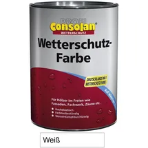 Consolan Wetterschutz-Farbe 10 l weiß