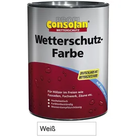 Consolan Wetterschutz-Farbe 10 l weiß