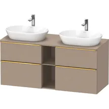 Duravit D-Neo Konsolenwaschtischunterbau wandhängend Leinen Matt 1400x550x664 mm - DE4970B34750000 DE4970B34750000