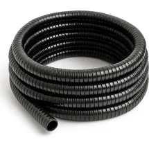 Wiltec Flexibler Förderschlauch 50 m 19 mm schwarz