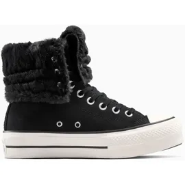 Converse Chuck Taylor All Star Fold Over Lift Damen Schwarz 40