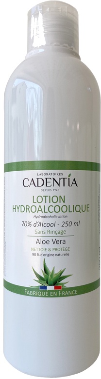 Cadentia Laboratories Desinfektionslotion Aloe Vera 70% Alkohol 250 ml