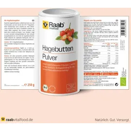 Raab Vitalfood Hagebutte Pulver bio 250 g
