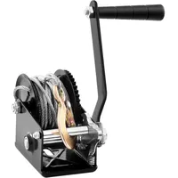 Vevor Seilwinde 362,8kg Handseilwinde 173x126x119mm Bootswinde 2-Wege-Ratsche/1-Gang Handwinde mit