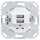 Berker USB Ladesteckdose 230V 2fach Polarweiß