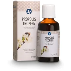 PROPOLIS TROPFEN zur Pflege von Mund- und Rachenraum 50 ml Tinktur