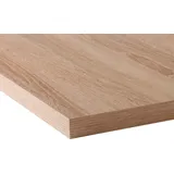 WIHO KÜCHEN Arbeitsplatte WIHO KÜCHEN ""Flexi 28"", braun (sonoma eiche), B:50cm H:2,8cm T:60cm, Holzwerkstoff, Spanplatte, Tischplatten, 28 mm stark