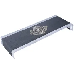 Tischläufer GO-DE, grau, B:40cm L:140cm, Obermaterial: 100% Polyester, Tischdecken, vielseitig verwendbar