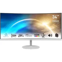MSI PRO MP341CQWDE Curved Monitor 86,4 cm (34") Weiß