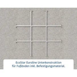 Hörmann Unterkonstruktion 214 x 262 x 4 cm Silber