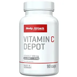 Body Attack - Vitamin C Depot plus Zink - 90 Kapseln