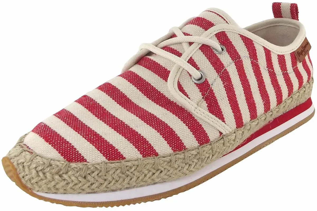 Babel W Stripes Damen Halbschuhe, rot/beige (salsa)