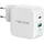 Nevox 65W USB - C Power Delivery (PD) + QC3.0 Ladegerät GaN, Weiss