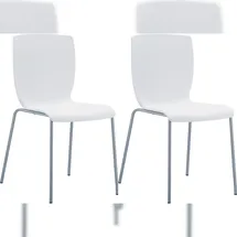 CLP 2er Set Stühle Mio weiß