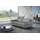 Egoitaliano "Dafne, elegantes Designsofa mit hohem Sitzkomfort", mit und ohne elektrischer Relaxfunktion, Kopfteile manuell verstellbar grau
