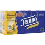 Tempo Taschentücher Plus, 4-lagige Papiertücher in bewährter Tempo Qualität mit Aloe Vera und Mandelöl, 12 x 9 Tücher (108 Tücher)