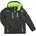 Terrax Berufsparka Herren Schwarz/Limette 3XL