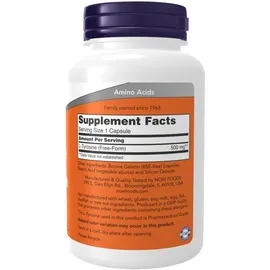 NOW Foods L-Tyrosin 500 mg Kapseln 120 St.