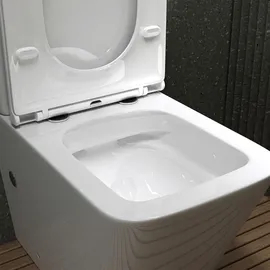 mai & mai S112T Stand-WC mit WC-Sitz Weiß