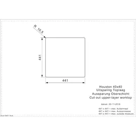Reginox Houston Küchenspüle, R32848,