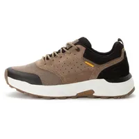 CAMEL ACTIVE Herren Sneaker aus Nubukleder und Textil Braun,