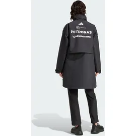 adidas PERFORMANCE Sportjacke MERCEDES - AMG PETRONAS FORMULA ONE TEAM MYSHELTER, Größe S in schwarz / weiß XS-SxNormalgrößen