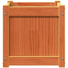 vidaXL Pflanzkübel 2 Stk. Wachsbraun Massivholz Kiefer