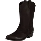 felmini wide fit Stiefel Stiefel Leder | Schwarz 39