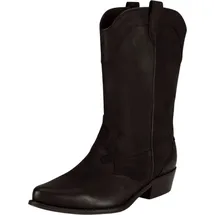 felmini wide fit Stiefel Stiefel Leder | Schwarz 39