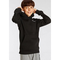 Champion Sweatshirt Classic Hooded Sweatshirt small Logo - für Kinder schwarz M (140/146)