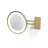 Decor Walther BS 36 Wandkosmetikspiegel beleuchtet 3x, 7,5W, 4000K, gold matt