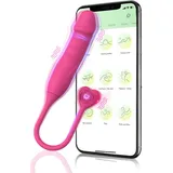 ZWFUN vibrator mit app g-punkt-vibratoren,Bluetooth Remote Control Vibratoren mit 10 Vibrationsmodi sex spielzeug für die frau Sex Toys Fernbedienung für Paare