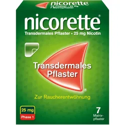 nicorette Nikotinpflaster mit 25 mg Nikotin zur Raucherentwöhnung