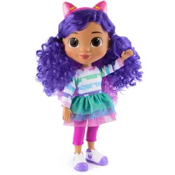 Spin Master Gabby's Dollhouse , Interaktive Party Gabby, 33cm große Puppe mit Ge