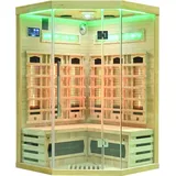 Infrarotkabine Dalen Sauna Vollspektrumstrahler DUALTHERM Salzstein Infrarot