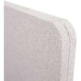 Mendler Akustik-Tischtrennwand HWC-G75, Büro-Sichtschutz Schreibtisch Pinnwand, doppelwandig Stoff/Textil ~ 65x60cm grau