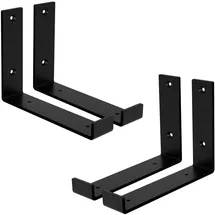 ML-Design Regalhalterung 20 x 4 x 14 cm Schwarz